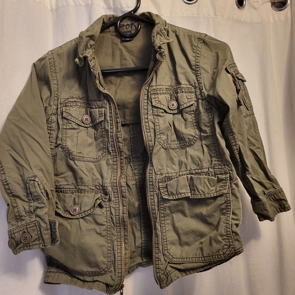 GAP Army Green Short Surplus Jacket
